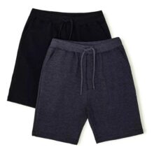 Kit Com 2 Bermudas Básicas Masculinas Em Moletom Hering