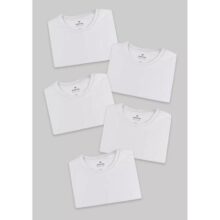 Kit Com 5 Camisetas Básicas Hering – Masculina