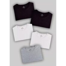 Kit Com 5 Camisetas Femininas Básicas Hering