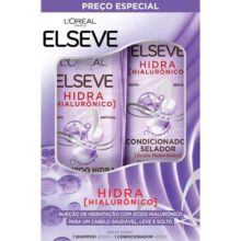 Kit L’Oréal Paris Elseve Shampoo 400ml + Condicionador 400ml Elseve Hidra Hialurônico