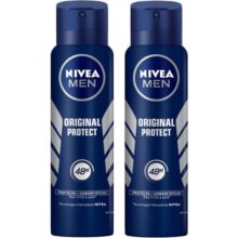 Kit NIVEA Desodorantes Antitranspirante Aerosol Nivea Men Original Protect 48h 150ml – 2 unidades