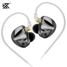 KZ-D-Fi Fones De Ouvido com Redução De Ruído HiFi Bass Earbuds Monitor 4-Level Tuning Switch Headphone Esporte Ste