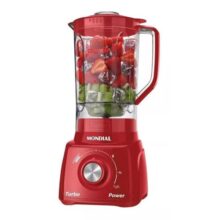 Liquidificador Mondial L99-FR Turbo Power Vermelho 500W com 3 Velocidades