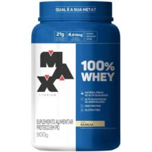 Max Titanium 100% Whey – 900G Baunilha