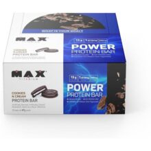 Max Titanium Power Protein Bar – 12 Unidades 41G Cookies –