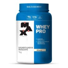 Max Titanium – Protein Pro Com Bcaa E Aminoácidos 1kg Sabor Baunilha