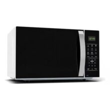 Micro-ondas Britânia BMO38 33 Litros Limpa Fácil Painel Digital 1400W branco com detalhe preto 110V