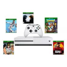 Microsoft Xbox One S 1tb Standard Cor Branco 2021 & Jogos