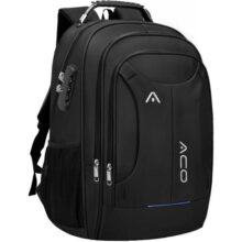 Mochila Bolsa Masculina Feminina Notebook Reforçada Anti Furto Semi Impermeável Escolar Faculdade Trabalho Viagem Resistente Executiva Cabo De Aço Saída Usb SAÍDA Fone DE OUVIDO (PRETO)