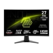 Monitor Gamer Curvo MSI MAG 276CXF 27″ FHD VA HDR 280Hz 0.5ms Adaptive-Sync DP e HDMI Curva 1500R Preto – 9S6-3CE01M-017