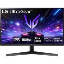 Monitor Gamer LG UltraGear 27” 27GS60F-B IPS Full HD 180Hz 1ms (GtG) NVIDIA® G-SYNC® AMD FreeSync™ HDR10 sRGB 99% HDMI DisplayPort