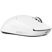 Mouse Gamer Sem Fio Logitech G PRO X SUPERLIGHT 2 com Tecnologia LIGHTSPEED, Ultraleve, Switch LIGHTFORCE, Sensor HERO 2 com 32K DPI, 5 botões programáveis e Bateria Recarregável – Branco