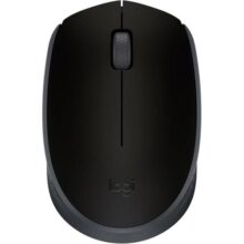 Mouse sem fio Logitech M170 com Design Ambidestro Compacto, Conexão USB e Pilha Inclusa – Preto