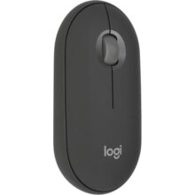 Mouse sem fio Logitech Pebble 2 M350s com Clique Silencioso, Design Slim Ambidestro, Conexão Bluetooth e Pilha Inclusa – Grafite