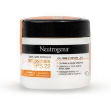 Neutrogena Hidratante Facial Antissinais Face Care Intensive FPS 22, 100g