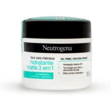 Neutrogena Hidratante Facial Matte 3 em 1 Face Care Intensive, 100g