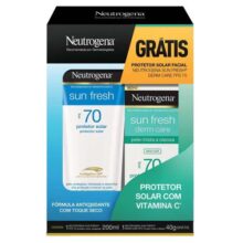 Neutrogena Sun Fresh FPS 70 Kit Protetor Solar Corporal + Protetor Solar Facial – Protetor Solar