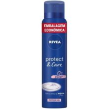 Nivea Desodorante Antitranspirante Aerossol Protect & Care 200ml – Proteção Eficaz De 72 Horas Contra Suor E Mau Odor, Com Cuidado Intensivo E A Melhor Fragrância Do Nivea Creme