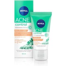 Nivea Hidratante Facial Acne Control – Ajuda A Combater 99% Das Bactérias Causadoras Da Acne, Controla A Oleosidade, Proporciona Efeito Matte, Remove Células Mortas, Reduz A Vermelhidão E Promove Sensação De Pele Hidratada – 50g