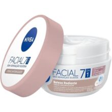 NIVEA Hidratante Facial Beleza Radiante 7 em 1 100g – 7 benefícios em 1 potinho: reduz marcas escurecidas, controla oleosidade, uniformiza, ilumina, h