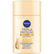 NIVEA SUN Protetor Solar Fluido Facial Tripla Proteção Antissinais FPS 65 40ml