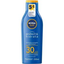 NIVEA SUN Protetor Solar Protect & Hidrata FPS 30 200ml – Com toque seco, rápida absorção e resistente à água, esse protetor solar oferece alta proteção ao sol e promove hidratação à pele