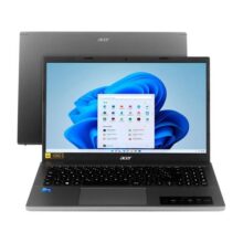 Notebook Acer Aspire 5 i5-12450H 8GB SSD 512GB Intel UHD Graphics Xe G4 Tela 15,6” FHD W11 – A515-57-565J