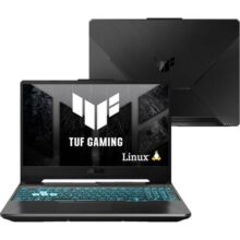 Notebook ASUS TUF Gaming A15, GeForce RTX 2050, AMD RYZEN 7, 8 GB, 512 GB SSD, KeepOS, Tela 15.6” FHD, Graphite Black – FA506NFR-HN069