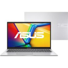 Notebook ASUS Vivobook 15, Intel Core i5 1235U, 8 GB, 512GB SSD, W11 Home, Tela 15,6″ FHD, Cool Silver – X1504ZA-NJ986W