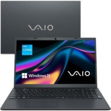 Notebook VAIO FE15 Intel Core i3 11ª gen Windows 11 Home 8GB RAM 256GB SSD, Tela 15.6 Polegadas Full HD Antirreflexo, Cinza Grafite – VJFE55F11X-B0111H