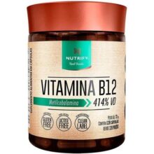 NUTRIFY – Vitamina B12 60 Cápsulas – Energia e Saúde – Absorção Eficiente – Vegano e Natural