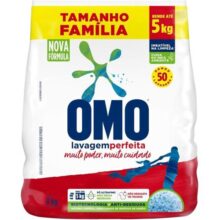 OMO Sabão Em Pó Lavagem Perfeita Pacote Família – 4 Kg