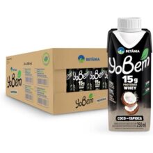 Pack YoBem Bebida Proteica Coco com Tapioca 15g de Proteínas Whey – 24 Unidades