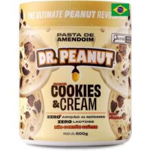 Pasta De Amendoim Dr. Peanut Cookies And Cream Com Whey – 600g