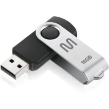 Pen Drive Twist 16GB USB Leitura 10MB/s e Gravação 3MB/s Preto Multi – PD588