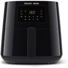 Philips Walita Preta Fritadeira Airfryer Essential XL Digital, 6.2L de capacidade, Garantia internacional de dois anos, 110V, 2000W (RI9270/90)