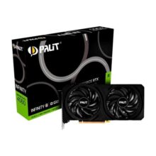 Placa de Video RTX 4060 Infinity 2 Palit NVIDIA GeForce 8GB GDDR6 DLSS Ray Tracing G-Sync – NE64060019P1-1070L