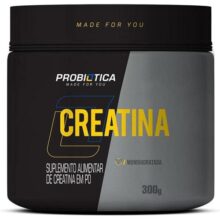 Probiótica Creatina Monohidratada Pura – 300G –