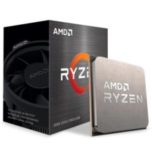 Processador AMD Ryzen 5 5600X 3.7GHz (4.6GHz Max Turbo) Cache 35MB 6 Núcleos 12 Threads AM4 – 100-100000065BOX