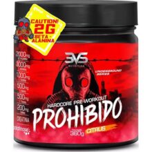 Prohibido Hardcore Pré Treino 360g – Sabor: Citrus – A Combinação Perfeita De 8 Ingredientes Que Proporcionam Energia Do Início Ao Fim Do Seu Treino