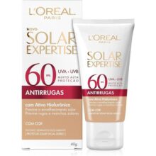 Protetor Solar Facial L’Oréal Paris Solar Expertise Antirrugas Fps 60 Com Cor 40G