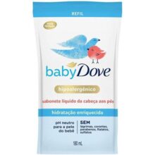 Refil Sabonete Líquido Baby Dove Hidratação Enriquecida 180ml