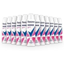 Rexona 12 Unidades Desodorante Antitranspirante Aerossol Powder Dry 150ml