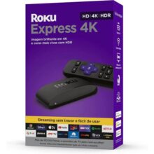 Roku Express 4K | Dispositivo de streaming para TV HD/4K/HDR compatível com Alexa, Siri e Google