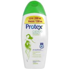 Sabonete Íntimo Líquido Protex Cuidado Íntimo Fresh Equilibrium 200ml Embalagem Promocional Leve 200ml Pague 150ml