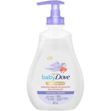 Sabonete Líquido de Glicerina Hidratação Relaxante Dove Baby Hora de Dormir Frasco Baby Dove 400 ml