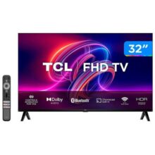 Smart TV 32” Full HD LED TCL 32S5400A Android – Wi-Fi Bluetooth Google Assistente 2 HDMI 1 USB