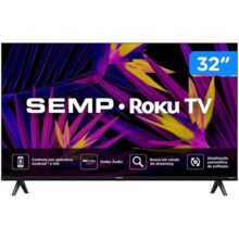 Smart Tv 32″ Hd Led Semp 32r6610 Wi-fi 3 Hdmi 1 Usb