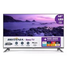 Smart Tv 40” Britânia Btv40m9gr2cgb Roku Led Dolby Audio