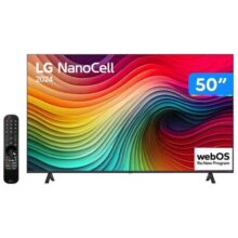 Smart TV 50″ 4K LCD LED NanoCell LG 50NANO80TSA WebOS 24 Processador 5 Ger7 Wi-Fi e Bluetooth com Al